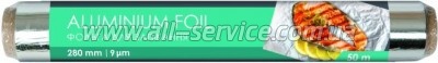 Фольга алюминиевая PRO service 50 м (4823071615777) Фольга алюминиевая PRO service 50 м (4823071615777)