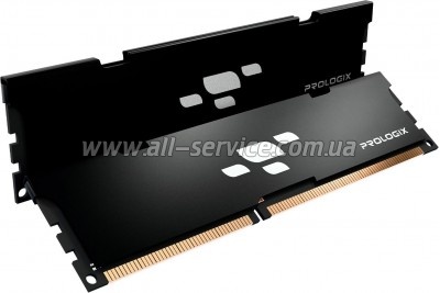 ������ ������ ��� ���������� DDR4 32GB (2x16GB) 3200 MHz Black Prologix (PRO32GB3200B4K)
