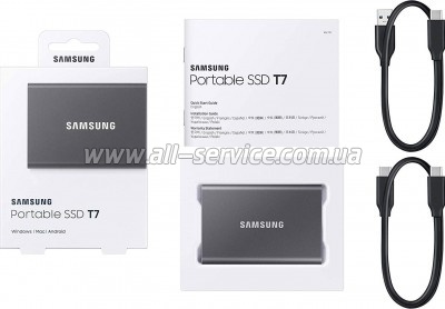  SSD USB 3.2 4TB T7 Samsung (MU-PC4T0T/WW)