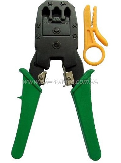 Инструмент для обжимки Atcom RJ45 RJ11 KS-315 (9147) Инструмент для обжимки Atcom RJ45 RJ11 KS-315 (9147)
