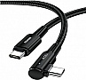 ���� ������ USB-C to USB-C 2.0m 100W 90� corner black Essager (EXCTT1-CGWTA01)