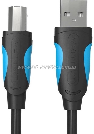 ������ ��� �������� USB 2.0 AM/BM 1.5m black Vention (VAS-A16-B150)