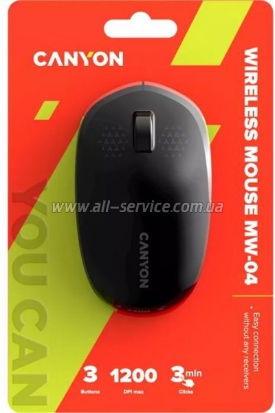  Canyon MW-04 Bluetooth Black (CNS-CMSW04B)