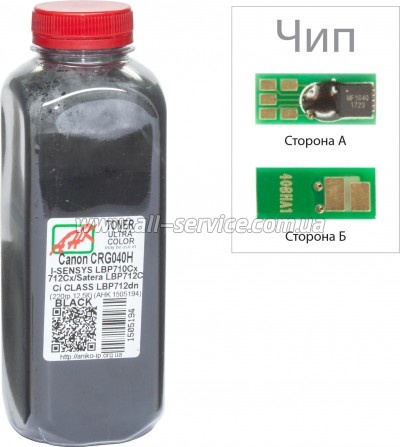 Тонер + чип АНК Canon LBP-710/ 712 бутль 220г (1505198) Тонер + чип АНК Canon LBP-710/ 712 бутль 220г (1505198)