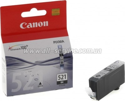  Canon CLI-521 MP540/ MP630 Black (2933B004)