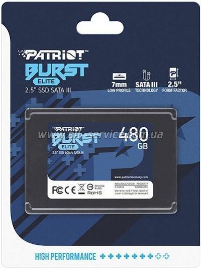 SSD  PATRIOT Burst Elite 480 GB (PBE480GS25SSDR)