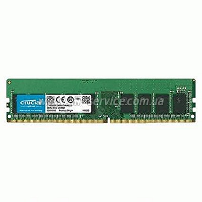 Память Micron DDR4 2666 16GB CL17 ECC, Dual Rank (CT16G4WFD8266) Память Micron DDR4 2666 16GB CL17 ECC, Dual Rank (CT16G4WFD8266)