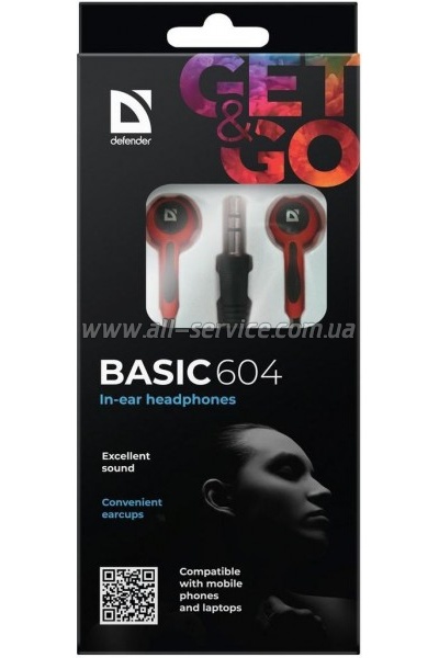 �������� Defender Basic 604 Black-Red (63605)