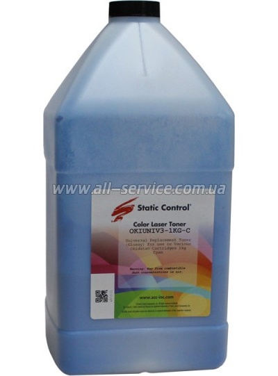 SCC OKI Universal Okidata 3 Glossy  1 cyan (OKIUNIV3-1KG-C)