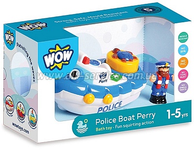  WOW TOYS Police Boat Perry   (10347)