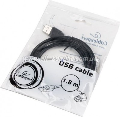 ������ ��� �������� USB 2.0 AM/ BM 1.8m Cablexpert (CCP-USB2-AMBM90-6)