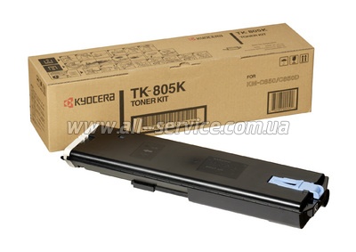 Тонер-картридж OEM Kyocera Mita TK-805K Тонер-картридж OEM Kyocera Mita TK-805K