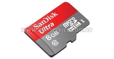Карта памяти 8GB SanDisk Ultra microSDHC Class 10 UHS-I (SDSDQUAN-008G-G4A) Карта памяти 8GB SanDisk Ultra microSDHC Class 10 UHS-I (SDSDQUAN-008G-G4A)