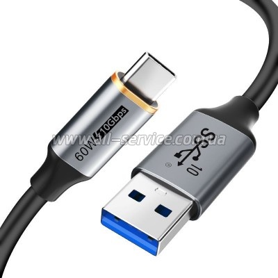 ���� ������ USB 3.1 AM to USB-C 1.5m Cabletime (CA915231)