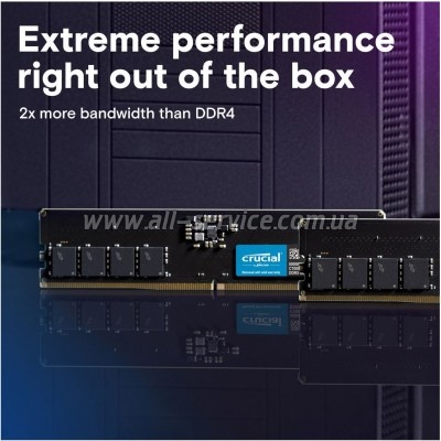 ������ ������ ��� ���������� DDR5 8GB 5600 MHz Micron (CT8G56C46U5T)