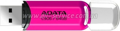  ADATA 64GB C906 Pink USB 2.0 (AC906-64G-RPP)