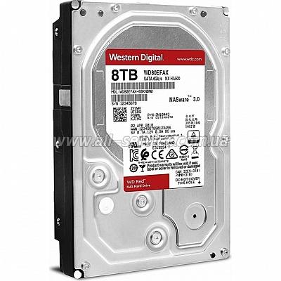  WD 3.5" 10TB 7200rpm 256B SATA III Red Plus (WD101EFBX)
