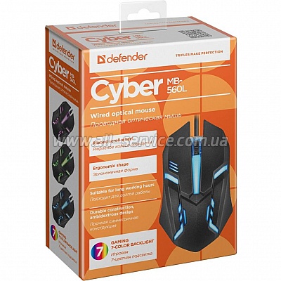  Defender Cyber MB-560L Black (52560)