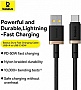 ���� ������ USB AM to USB-C 2.0m 60W black/gold Baseus (P10377802U01-02)