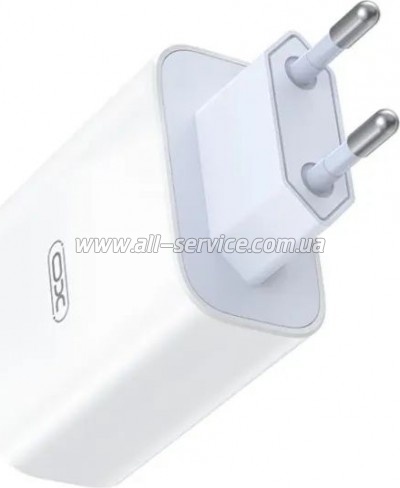 �������� ������� XO USB 120W + cable USB to USB-C white (XO-L128U)