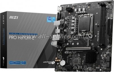   MSI PRO H610M-E
