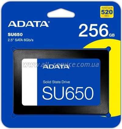 SSD  ADATA SATA 2.5" 256GB SU650 TLC (ASU650SS-256GT-R)