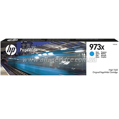  HP 973X PageWide Pro 452/ 477 Cyan (F6T81AE)