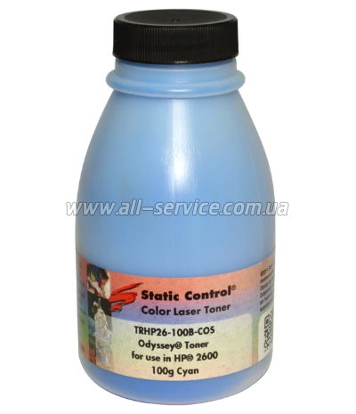Тонер SCC HP CLJ 2600 Cyan 100г/ банка (TRHP26-100B-COS) Тонер SCC HP CLJ 2600 Cyan 100г/ банка (TRHP26-100B-COS)