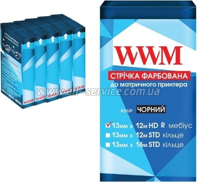 ����� �������� �������� 5�� WWM 13�� � 12� HD ������ Refill Black (R13.12HR5)