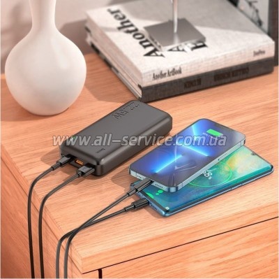 ������� ������������� HOCO 20000mAh PD 22.5W Black (J101A / 45365)