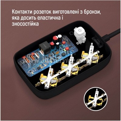 ������� ������ ������� ColorWay CW-CHE34PDB 3 ���/ 4USB GaN3 Pro (CW-CHE34PDB)