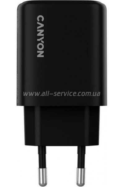 �������� ������� Canyon OnCharge 250 25W 1xPD 1xQC EU Black (CNE-CHA250-31)