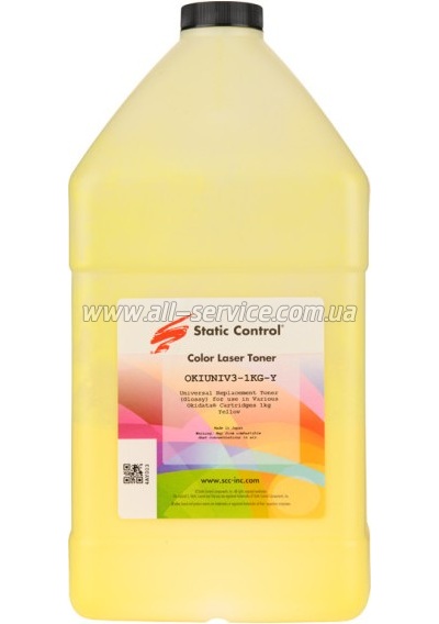 Тонер SCC OKI Universal Okidata 3 Glossy бутль 1кг yellow (OKIUNIV3-1KG-Y) Тонер SCC OKI Universal Okidata 3 Glossy бутль 1кг yellow (OKIUNIV3-1KG-Y)