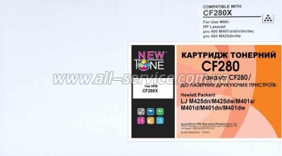 �������� NewTone HP LJ M401/ M425 ������ CF280X (NT-KT-CF280X)