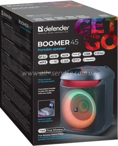   Defender Boomer 45 Bluetooth Black (65245)