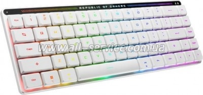  ASUS ROG Falchion RX Low Profile Red Wireless/Bluetooth/USB UA White (90MP03EC-BKMA10)