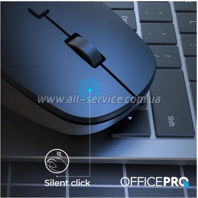  OfficePro M305B Silent Click Ergonomic Wireless Black (M305B)