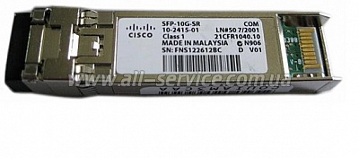  Cisco 10GBASE-SR SFP Module (SFP-10G-SR=)