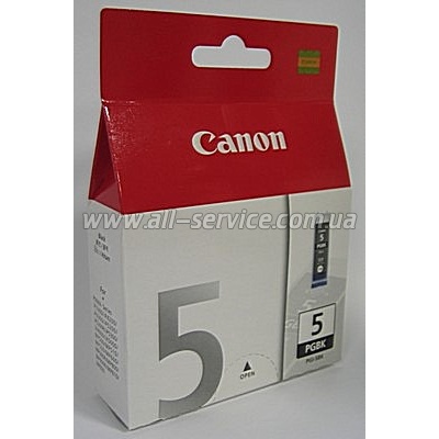  Canon PGI-5Bk, iP4200/ 4300/ 4500/ 5200/ 5300, iX4000/ 5000, MP500/ 530/ 800/ 830 (0628B001)