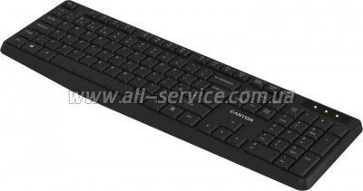  Canyon KB-W01 Water resistant Wireless UA Black (CNE-CKEYW01)
