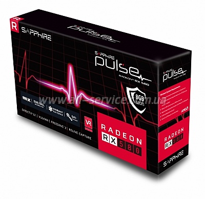  Sapphire Radeon RX 580 8G PULSE OC Lite (11265-67-20G)