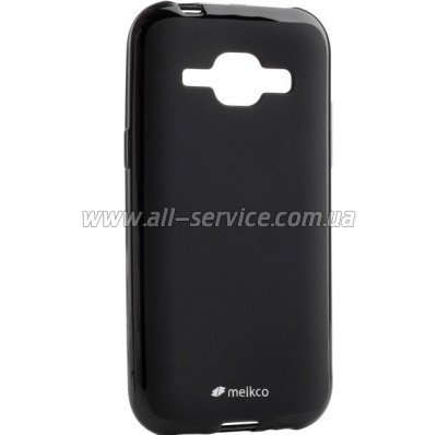  MELKCO Samsung J1 mini/ J105 Poly Jacket TPU Black (SSJ1MNTULT2BKMT)