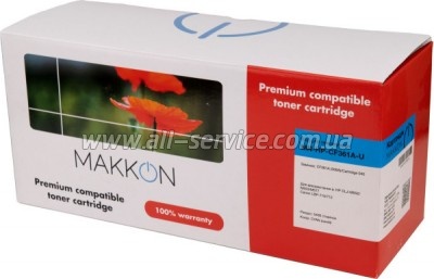 Makkon HP LJ M552/ M553/ M577  CF361A/ 508A/ Canon 040 Cyan (MN-HP-CF361A-U)
