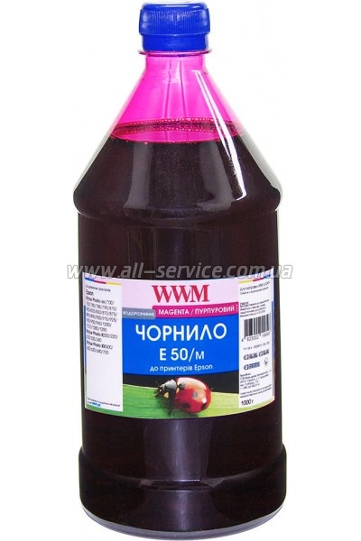 Чернила WWM для Epson 1000г Magenta Водорастворимые (E50/M-4) Чернила WWM для Epson 1000г Magenta Водорастворимые (E50/M-4)