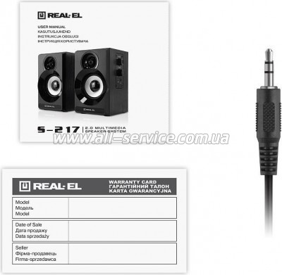   REAL-EL S-217 Black (EL121200013)
