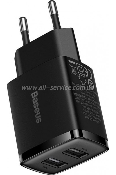 �������� ������� Baseus Compact 2U Black (CCXJ010201)