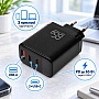 �������� ������� Vinga 2xUSB-C + USB-A Display 65W (VCR65ACCDB)