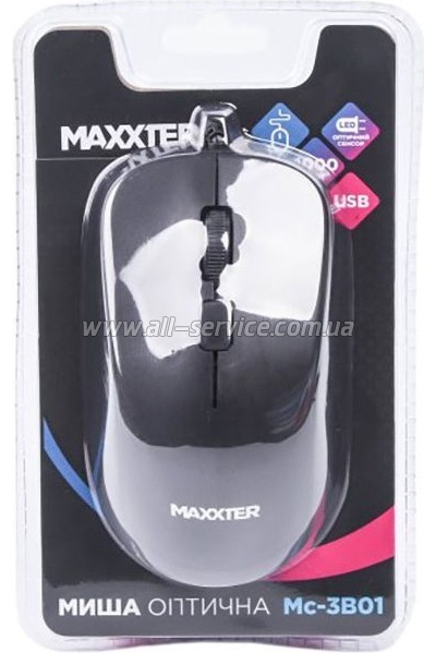  Maxxter Mc-3B01 USB Black (Mc-3B01)
