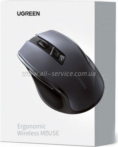 ����� Ugreen MU006 Ergonomic Wireless Gray/Black (15063)