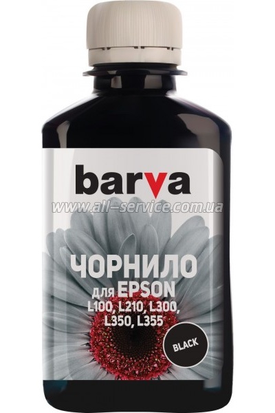  Barva Epson 664 Epson L100/ L210/ L300/ L350/ L355/ T6641 Black 180  (L100-399)